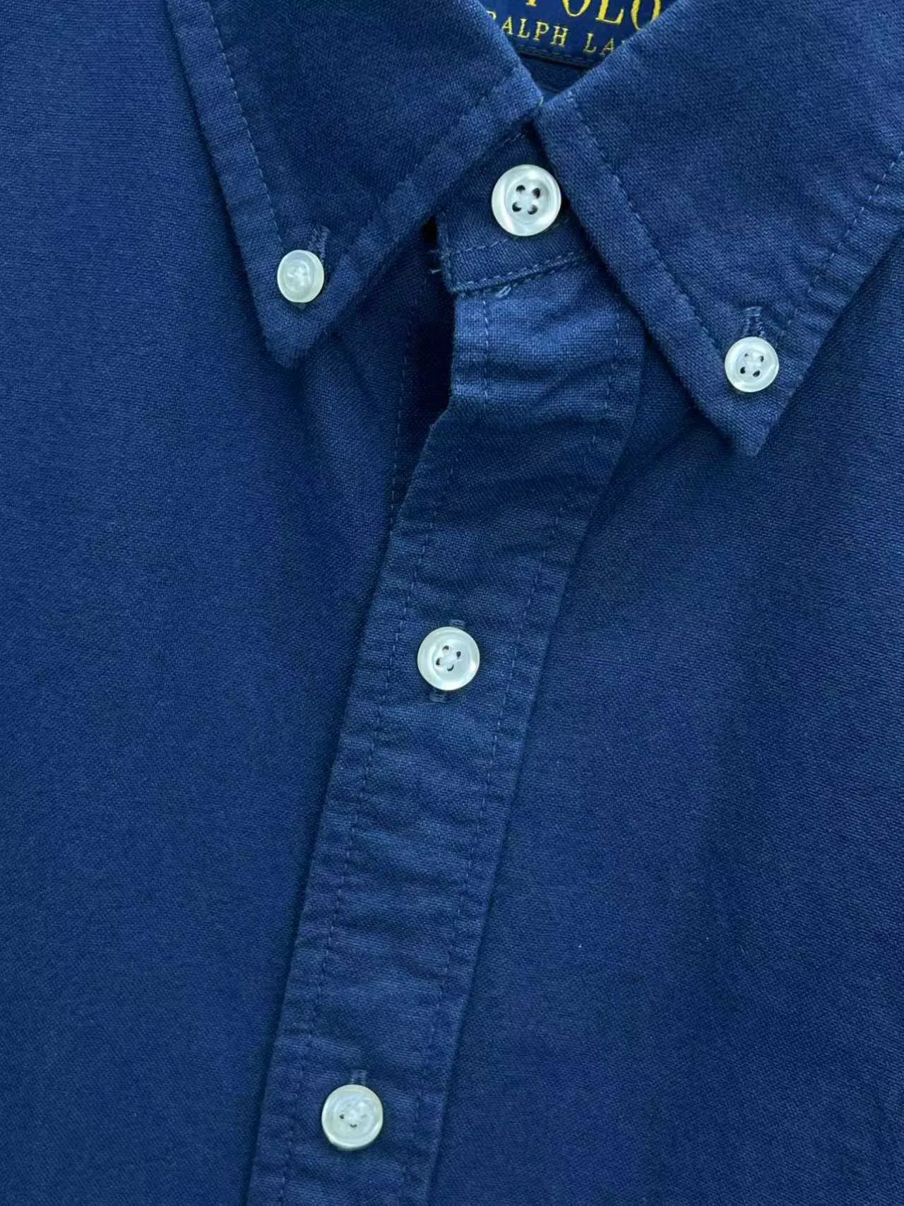 P360 Polo 25ss new solid color logo embroidered buttoned long-sleeved shirt men's high version code number: XS.S.M.L.XL.